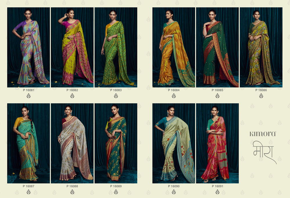 Kimora Meera 12 Designer Wedding Sarees Catalog
